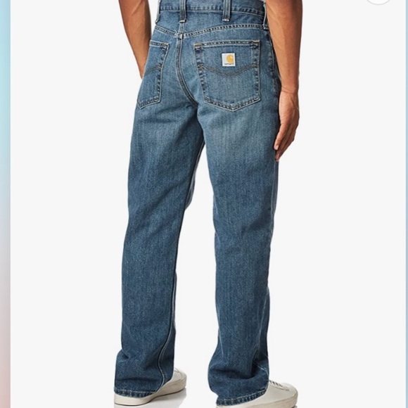 Men’s Carhartt Relaxed Straight 5 Pocket Jean - Picture 2 of 9